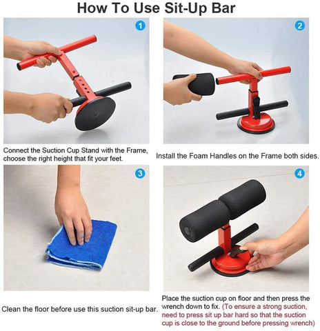 Sit Up Assistant Device Bar and Crunches Equipment