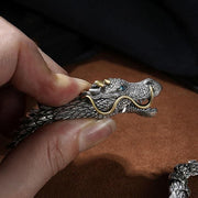 Unique Vintage 3D Handmade Dragon Bracelet