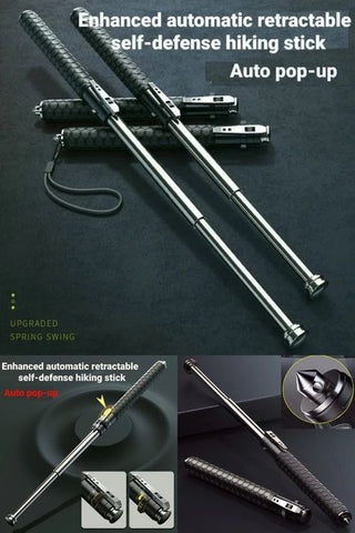 Self Defense Stick (Stainless Steel Metal)⭐⭐⭐⭐⭐ 4.6/5 Rating Extendable Telescopic Retractable Pointer