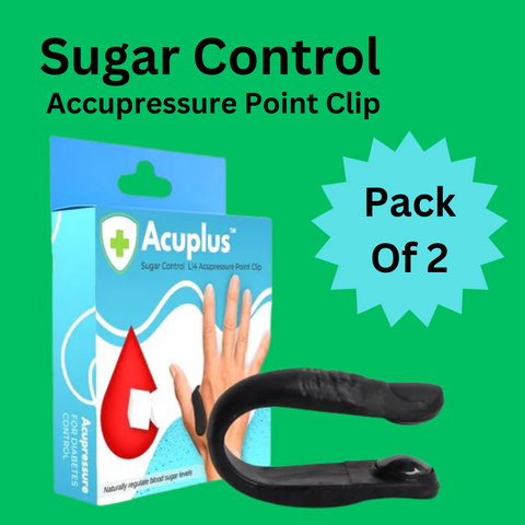 Sugar Control LI4 Acupressure Point Clip (Pack of 2)