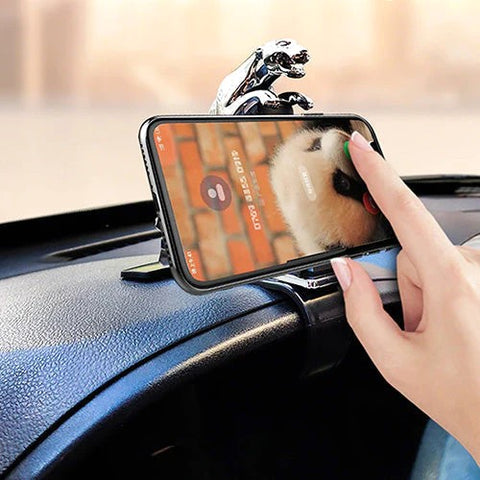 Jaguar 🐆 Style Car Phone holder ( Assorted Color)-360 Degree Rotation