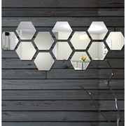 40 Pieces Hexagon Silver Color Mirror Sticker(Rs 20/Piece)