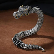 Unique Vintage 3D Handmade Dragon Bracelet