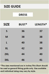 UrGear Women's Plus Size Cotton Blend Solid Round Neck Casual Dress