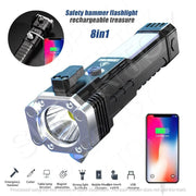 Torch - Hammer Torch LED Flashlight with powerbank New