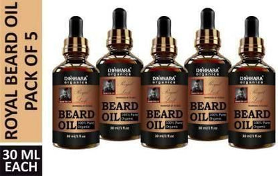 Donnara Organics 100 % Organic Royal Beard Oil (Pack Of 5)Package Contains: Donnara Organics 100 % Organic Royal Beard Oil (Pack Of 5)
Brand: Donnara 
Weight: 30 ml each
For Men
Suitable For All Hair Types
Applied For Hair Skin CareFakirakartDonnara Organics 100 % Organic Royal Beard Oil (Pack